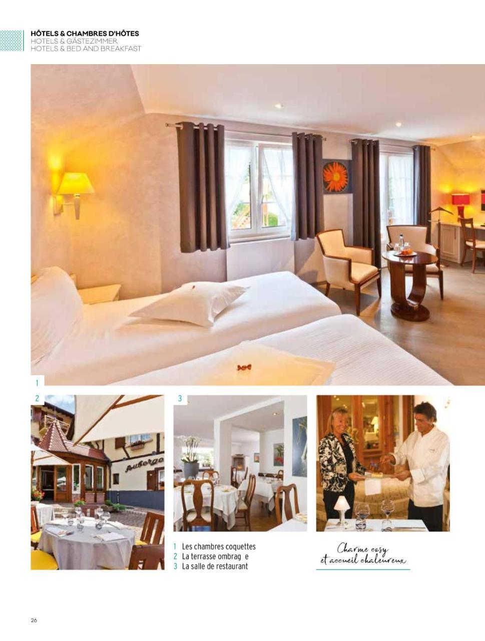 Hotel Restaurant Auberge Metzger Natzwiller Eksteriør billede